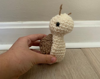Cute crocheted Snail amigurumi Plush