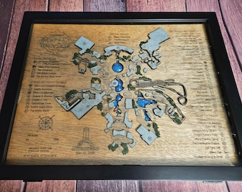 Universal Epic Universe Map – Opening Day 2025 | 3D Layered Theme Park Map | Orlando Park Art | Universal Studios Collectible