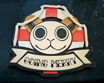 Going Merry Ship - One Piece - Wood Carved Sign