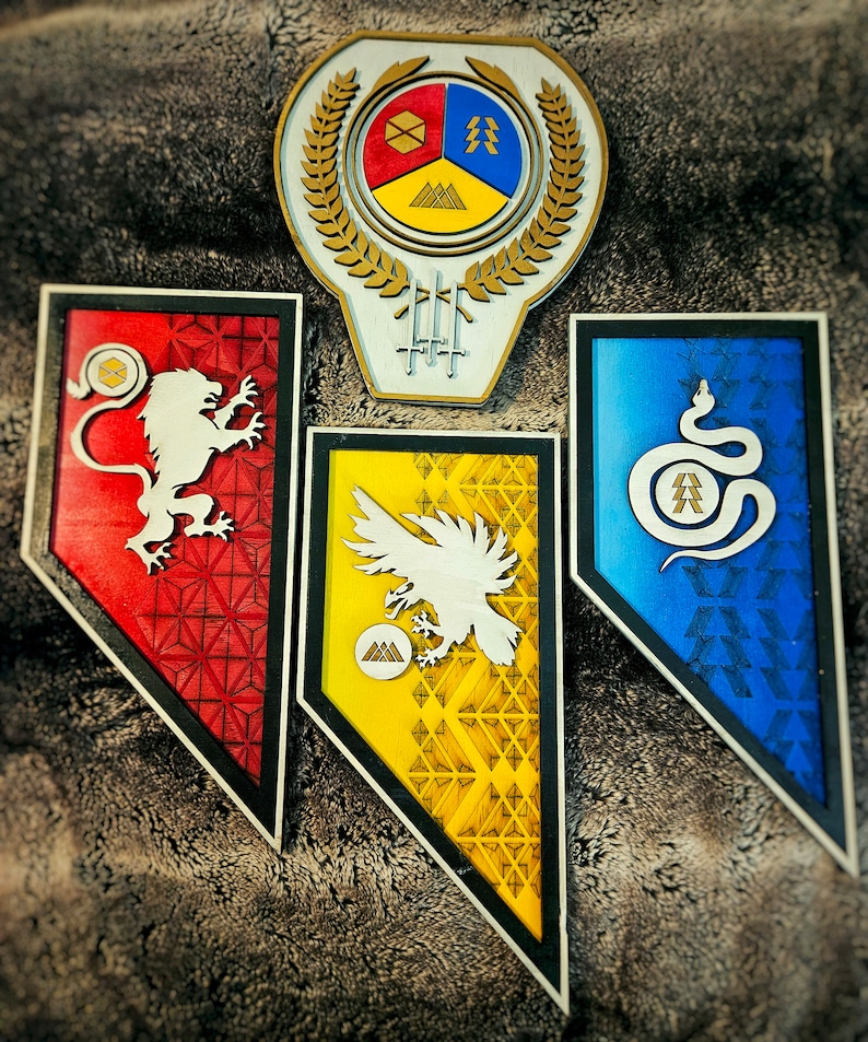 Destiny - Hunter, Warlock, Titan - Guardian Banners - Wood Carved Sign ...