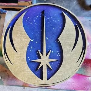 Star Wars - Jedi Order Logo - Wood Carved Sign