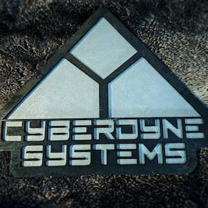 Cyberdyne Systems - Terminator - Wood Carved Sign