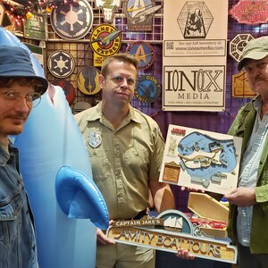 Jaws the Ride Map - Universal Studios Florida - Wood Relief Carving ...