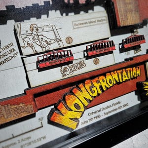 Kongfrontation - Universal Studios Florida - Ritkaart - Shadow Box