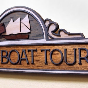Boay Ride Sign Captain Jake's Amity Boat Tours / Jaws The Ride Wood | Etsy