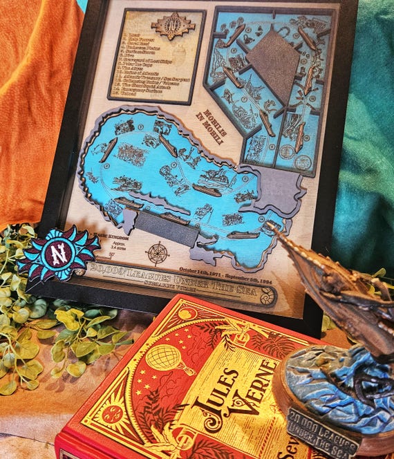 Disney Parks Exclusive 20,000 Leagues Under The Sea Glass Beer Stein Mug Cu 2025 Disney World Artist Collection 20,000 | Mercari