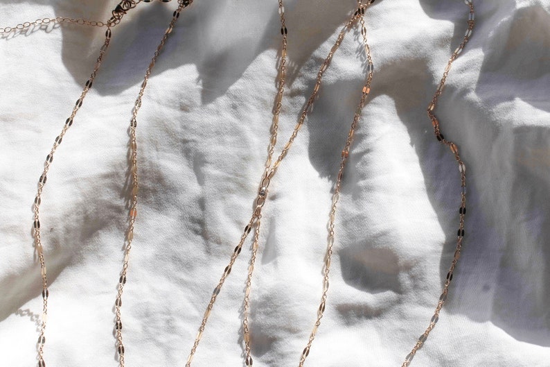 Golden Hour Sparkle Body Chain 14k Gold Filled Chain /tarnish Etsy