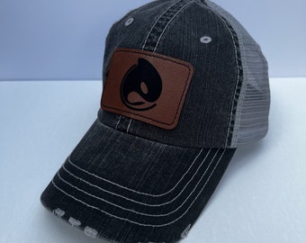 Custom Leather Patch Hats