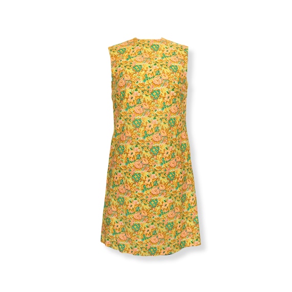 Vintage Floral Print Sleeveless Spring Summer Mod… - image 1