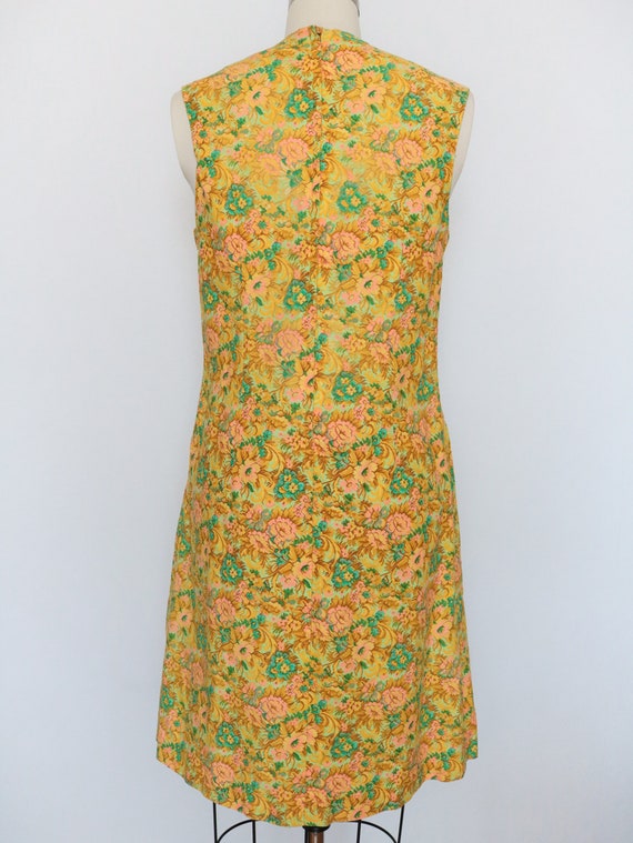 Vintage Floral Print Sleeveless Spring Summer Mod… - image 5