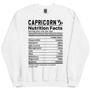 Capricorn Facts Sweatshirt