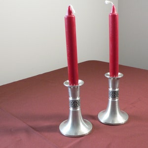 Haugrud Zinn Kerzenständer Set: Skandinavisches Wikinger Design