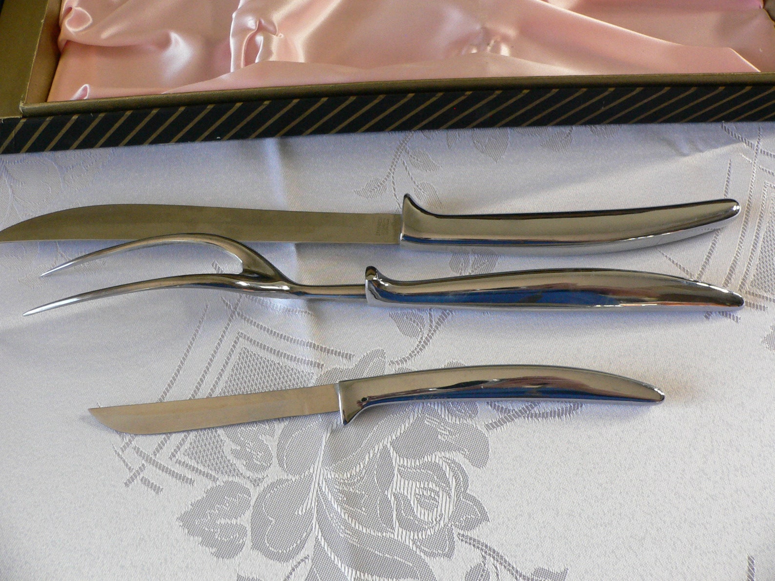 Vintage Baron Solingen Stainless Germany Cutlery Meat Carving Etsy Canada