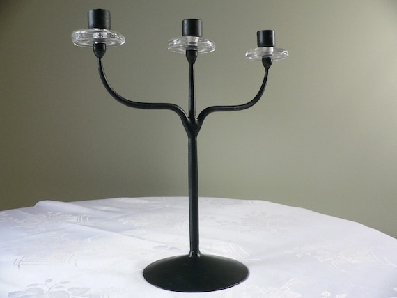 スエ―デンBODA社製アイアン手持ちキャンドルタンド(ビンテ―ジ)