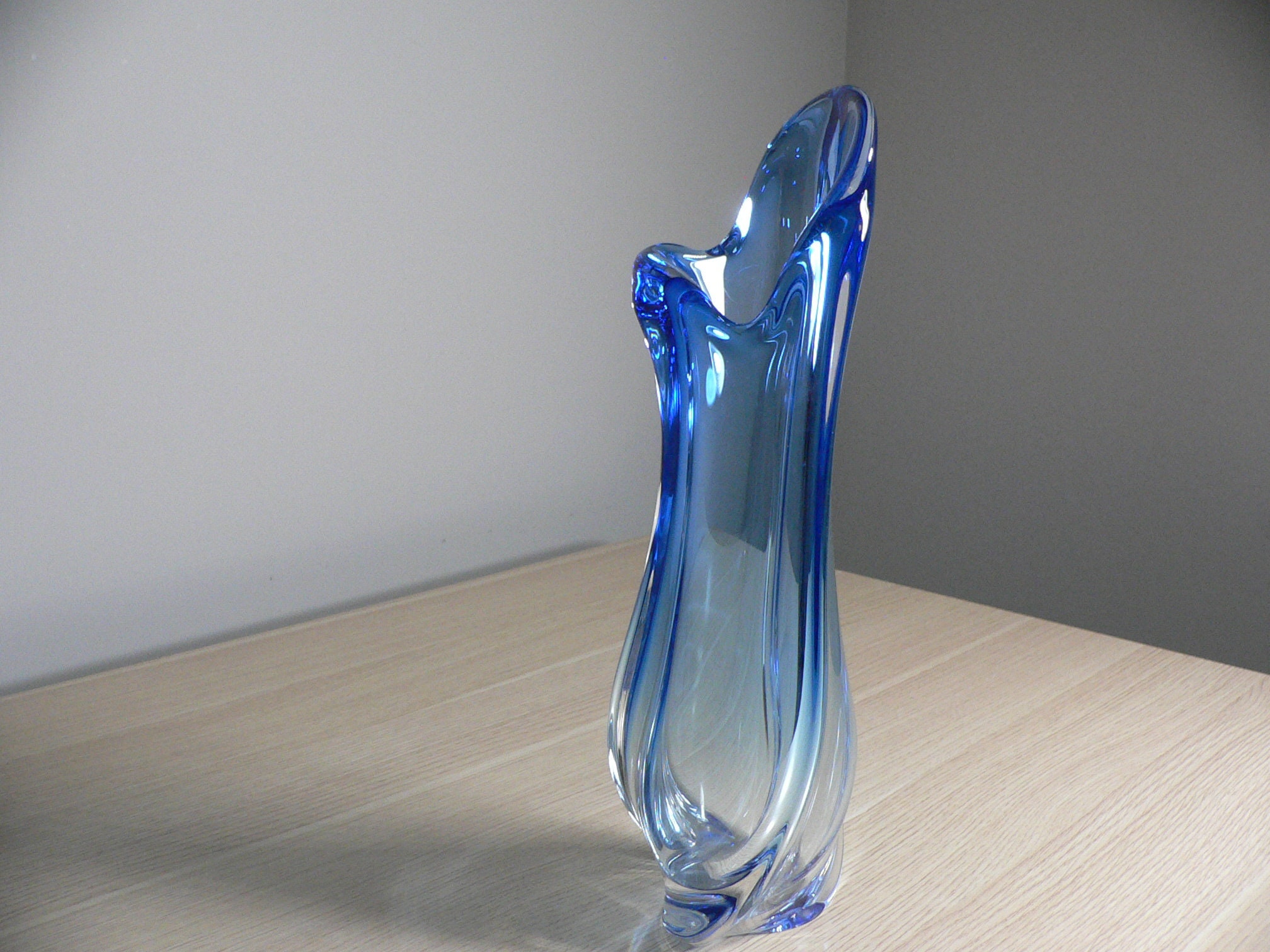Val Saint Lambert Blue - Etsy