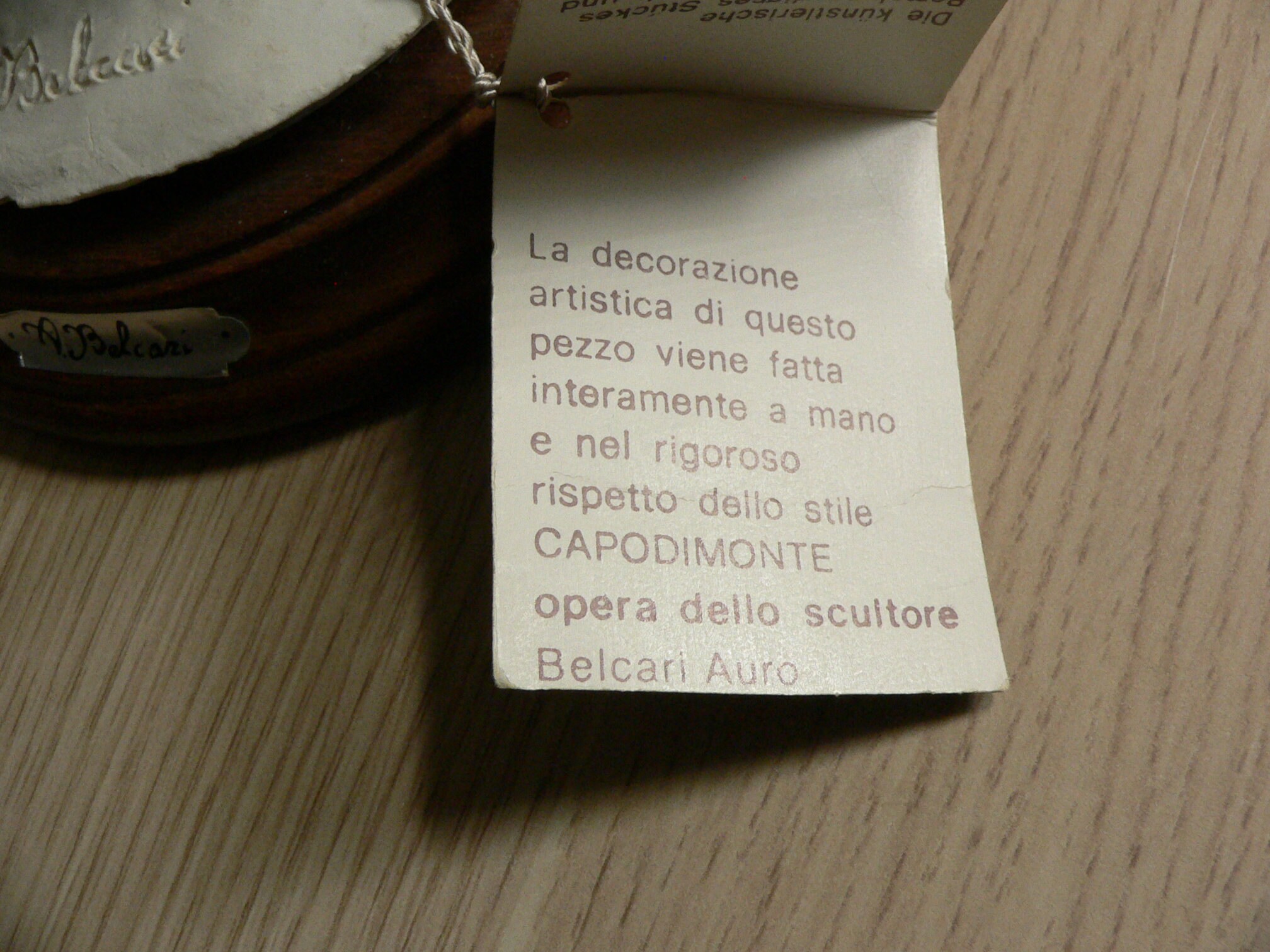 ドマンAuro A Belcari ITALY 1980年代 コレクション