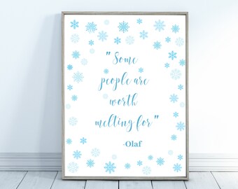 Frozen Quotes | Etsy