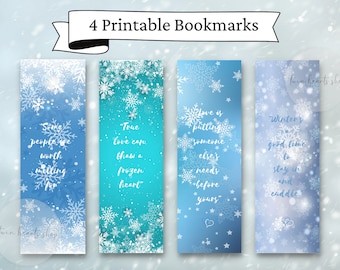 Quotes Bookmarks, Printable Bookmarks, Digital Downloads