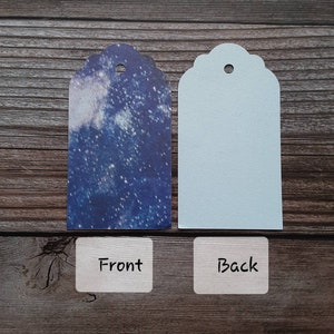 24 milky way cardstock gift tags