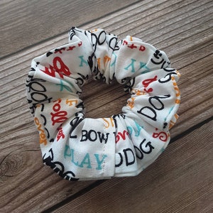 Dog cotton scrunchies