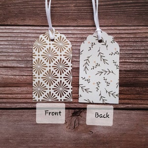 24 cardstock gift tags