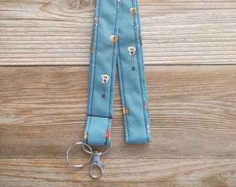 Guitar fabric lanyard