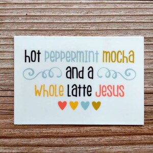 Jesus vinyl sticker
