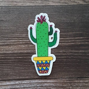 Cactus waterproof vinyl sticker