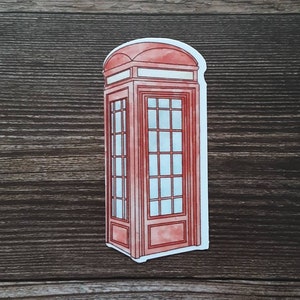 Phone booth waterproof vinyl stickers