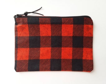 Improv Quilt Zipper Pouch #2363