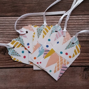 24 birthday part cardstock gift tags