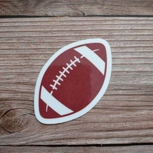 Football vinyl sticker