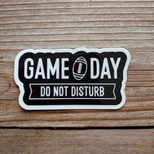 Game Day Football vinyl sticker