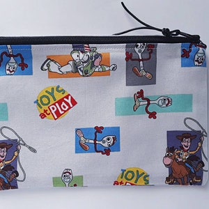 Cuento de juguete 4 bolsas de lápiz, historia de juguete cuatro bolsas de lápiz forky, bolsas de lápiz forky, bolsas de cremallera de la historia de juguete, bolsas de lápiz forky