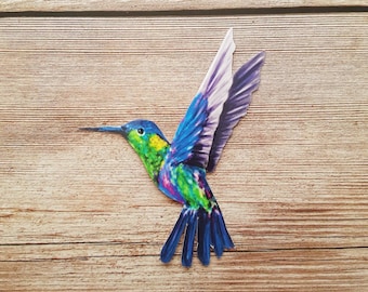 Hummingbird water proof vinyl decal