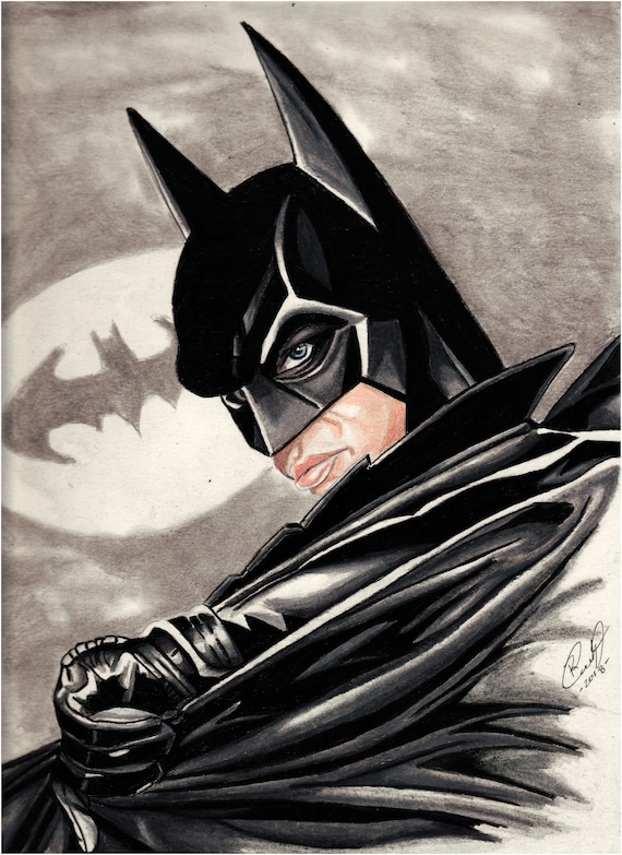 Val Kilmer Batman Print Etsy
