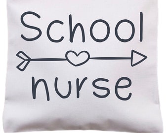 School Nurse - Bright White Custom Tote Bag - Nurse Themed