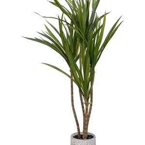 34"-Artificial Dracaena Tree in Ceramic Decorative Pot