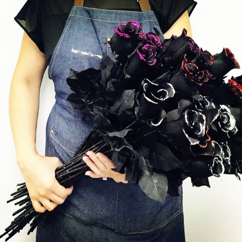 Glitter Rose Bouquet - Etsy UK
