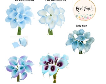 GA,USA-Soft Real Touch calla lily-Home decor event corsage bouquet centerpieces wreath