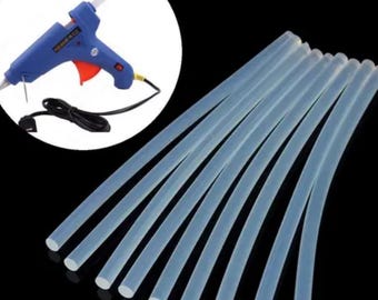 Förpackning med 10, 30, 100 - fullängds 25 cm lång limstift gör-det-själv-bukettdekoration