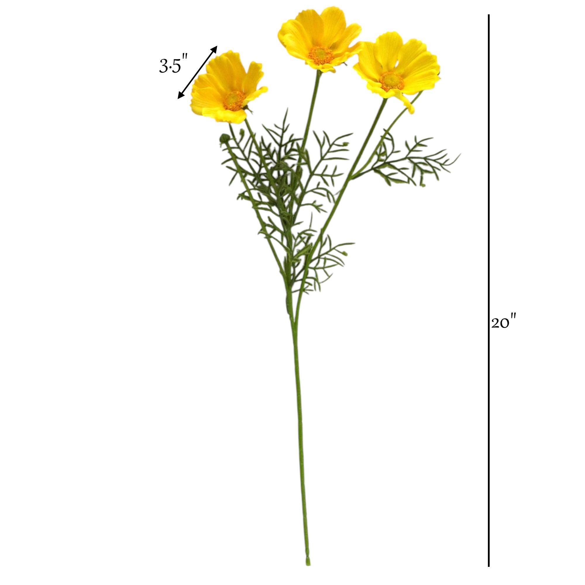 Pack of 3 Stems-9flowers-20