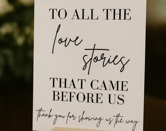Elegant Acrylic Wedding Memorial Sign: Loved Ones Tribute