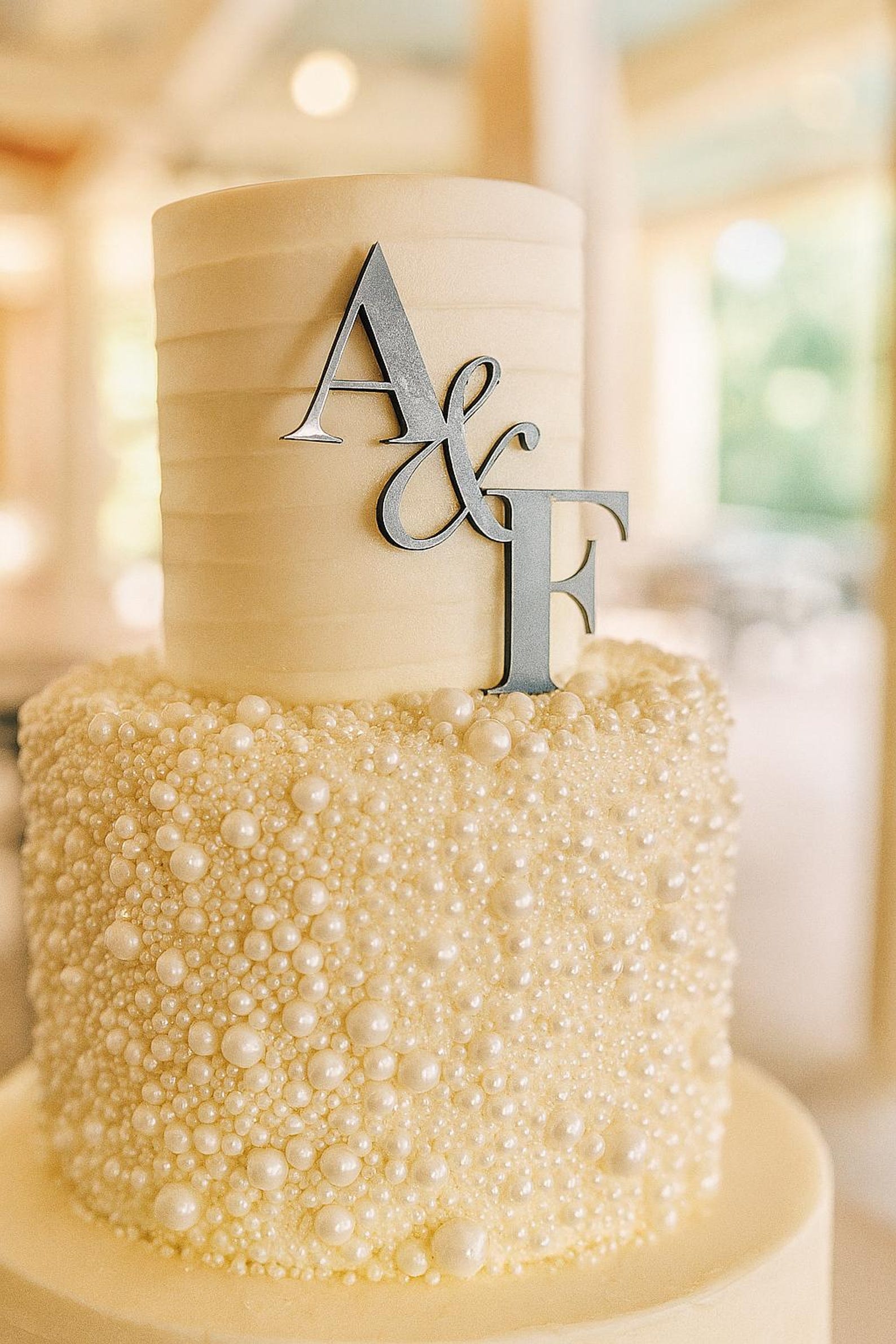 Personalized Wedding Cake Letters – Custom Acrylic Monogram – Elegant ...