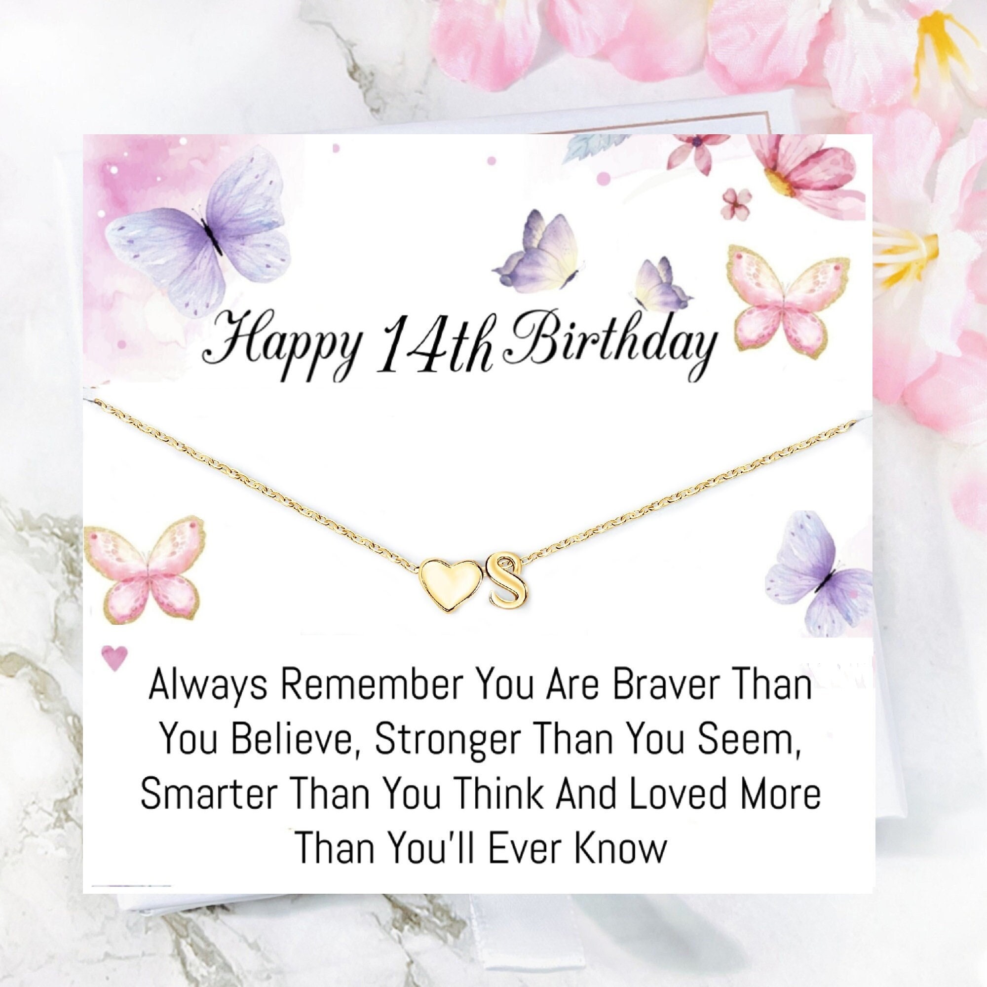 14 Year Old Girls Gifts for Birthday You are Braver Than You Believe Strong  Than You Seem Inspirational Unique 14th Birthday Gift Ideas for Teen Girl