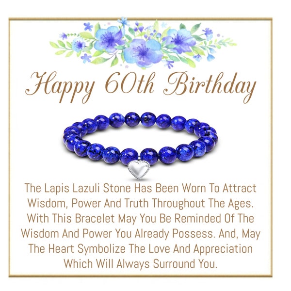 60th Birthday Gifts for women, 60th Happy Birthday, Birthday Gift, Gift for Her, 60th Birthday