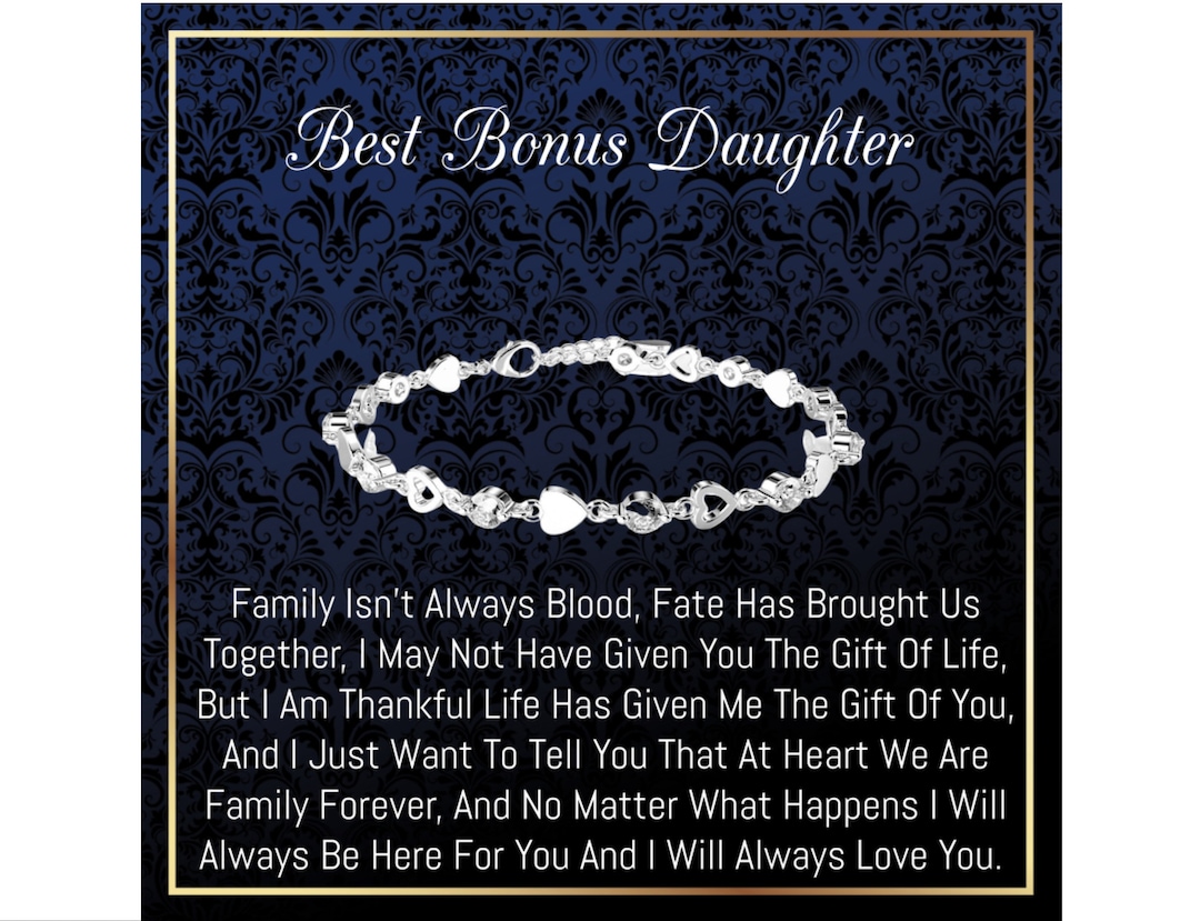 Bonus Daughter Bracelet, Step Daughter Gift, Bonus Daughter Bracelet