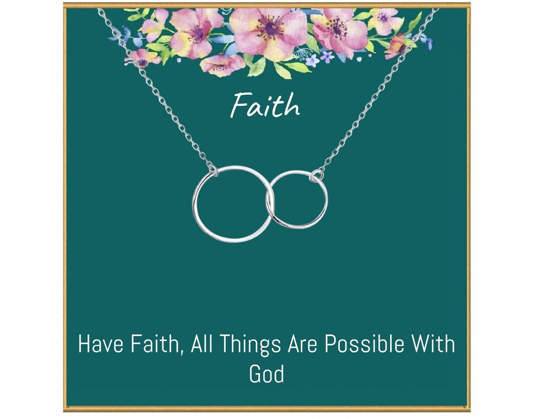 Christian Gifts, Faith, Faith Necklace, Christian Jewelry, Christian
