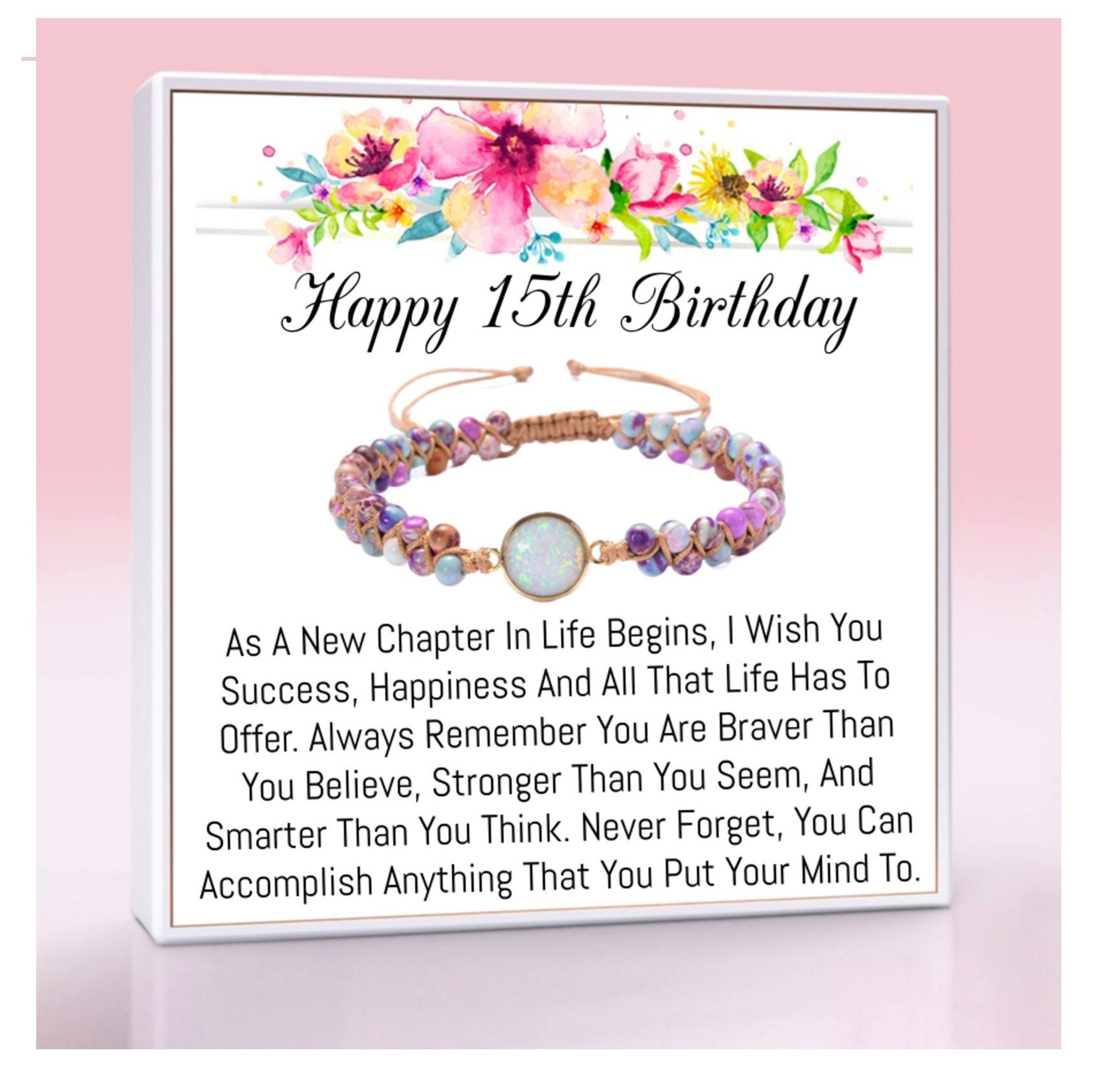 Custom 15th Birthday Jewelry 15th Birthday Gift for Her Gifts for