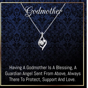 To My God Mother Mother's Day Gift, Gift for Her, Godmother's Day Gift,  Godmother's Gift for Mother's Day, Godmother's Day Necklace and Card[Rose  Gold Compass,Blue-Purple Gradient] 